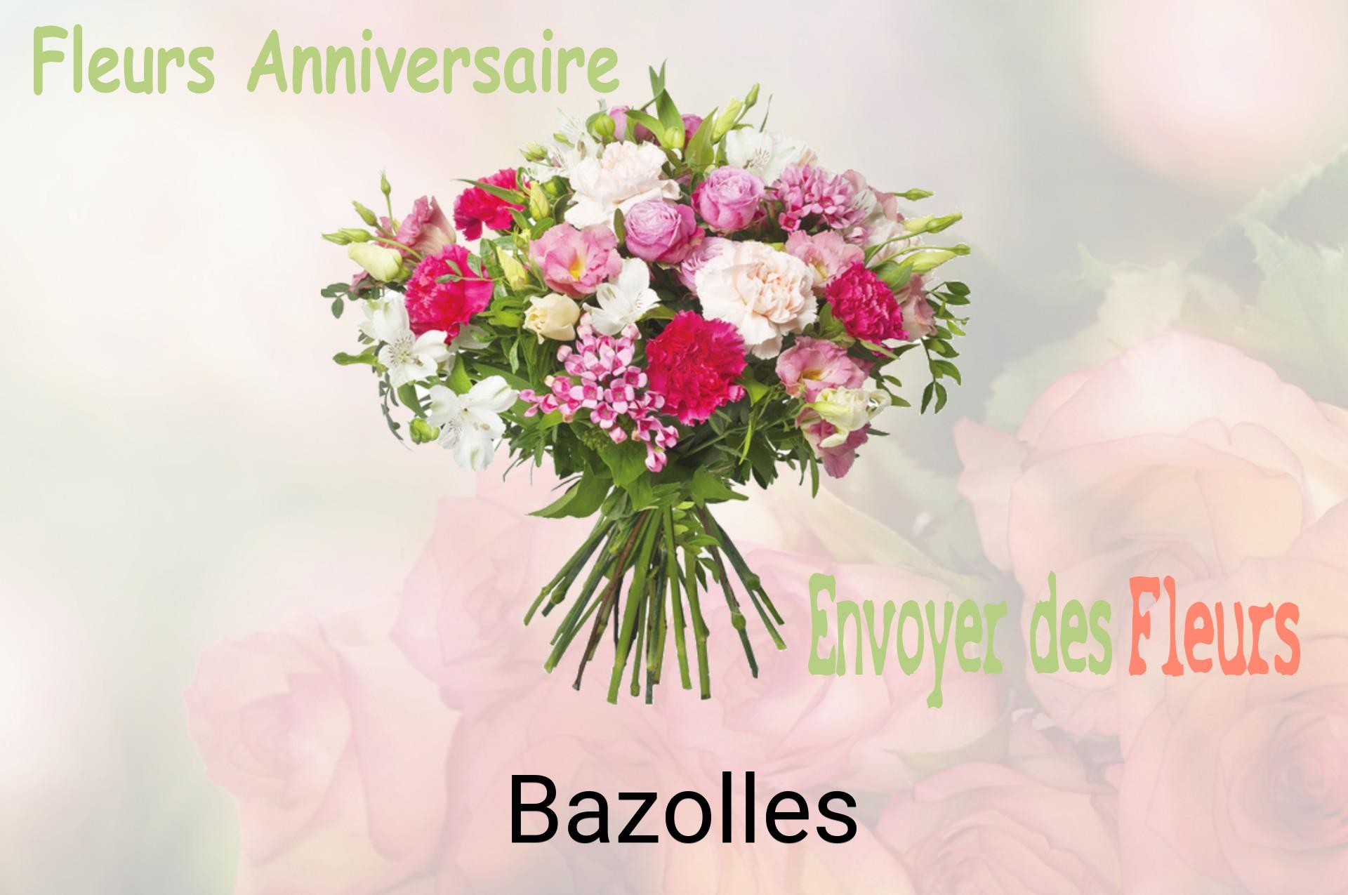 Bouquet de fleurs d’anniversaire livré à Bazolles